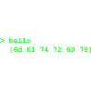 Hello Matrix hex