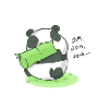 Mampfender Panda Om Nom Nom Geschenkidee