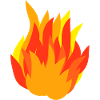Feuer Flame eines Lagerfeuers, Geschenkidee