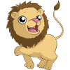 Cartoon lion