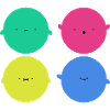 Visages de balle douce