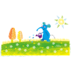 blue elephant