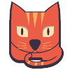 Cartoon cat