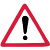 hazard warning sign warning