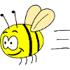 Funny bumblebee