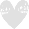 Skull heart