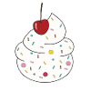 Cream cherry