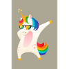 Dabbing Unicorn Dab Dance
