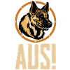 German Shepherd Guard Dog Out
