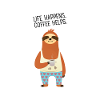 La vie arrive - Aide au café.