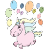 Einhorn Luftballons