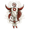 Indian Totem Cow Skull