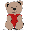 Teddy bear with heart