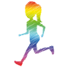 Rainbow Running Shirt - Gay Lesbian