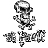 St Pauli Skull Graffiti