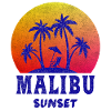 Malibu Sunset / California / Gift / Retro
