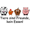 Tiere sind Freunde