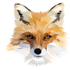 Polygonal Fox Head