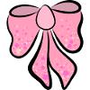 beautiful pink, pink bow, gift idea