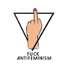 Middle finger feminist