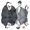 3 dunkle Gestalten