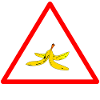 Attention banana peel