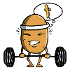 Potato does sport - Fitness