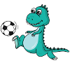 Dino football sweet-child gift