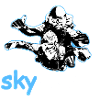 Skydiving tandem parachute