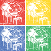 Klavier Pop-Art
