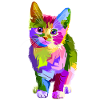 Die Bunte Katze