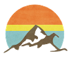 Mountains, nature, sunset