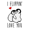 Je t'aime Flippin - Pingouin