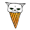 Glace au chat