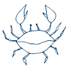Créatures marines "CRAB" monde sous-marin