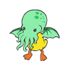 Release the Quackin Kraken Cthulhu duck duck
