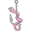 Earthworm Fishing Hook