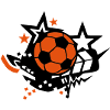Football soccer ball stars504