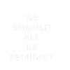 WE SHOULD ALL BE FEMINIST