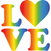 Love LGBT Rainbow