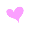 Icon heart pink design trend
