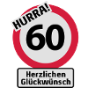 Hurrah 60 Birthday - Congratulations |