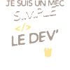 Développeur - un mec simple