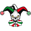 Basque skull Harlequin