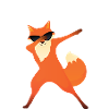 Schulkind 2018 Dabbing Fuchs Dab Sonnenbrille