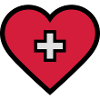 Heart with cross
