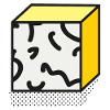 minimal memphis style