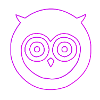 Owl with big eyes