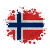 Klecks Norvège - Cadeau drapeau