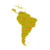 South America Continent. Gift.